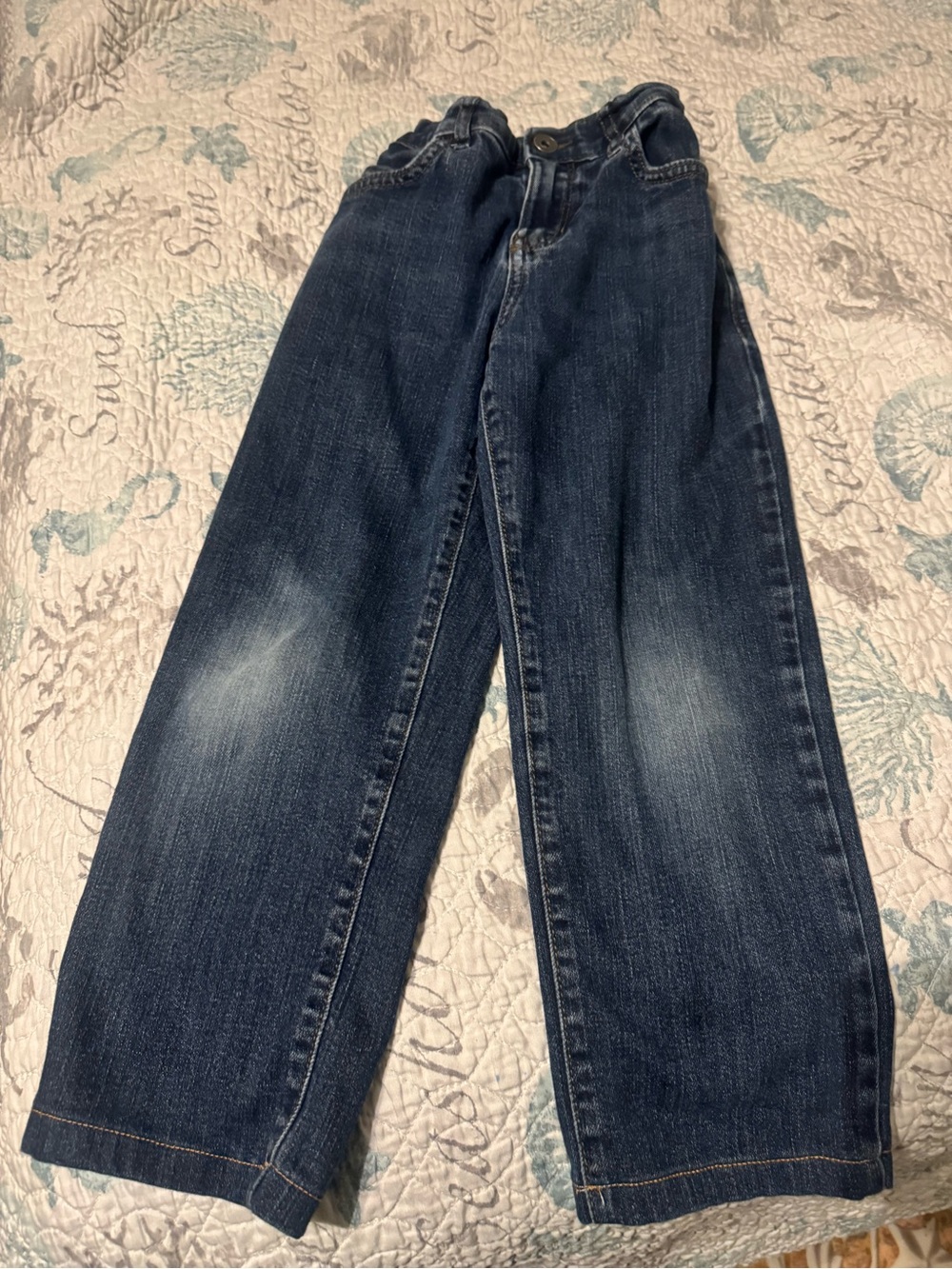 The Children's Place dark blue relaxed straight jeans